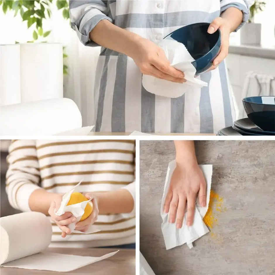 Premier Kitchen Towel Roll | Large 4 in 1 | 60 Pulls Per Roll