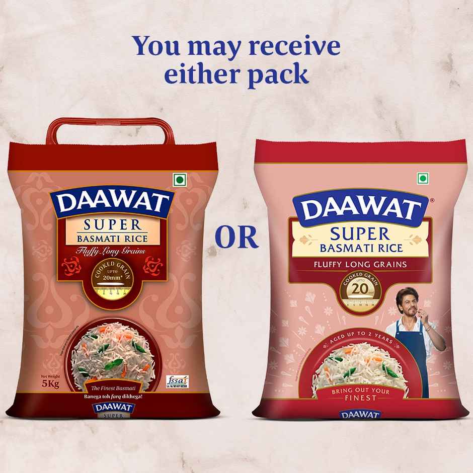 Daawat Super Pure Basmati Rice | Extra Long Grain