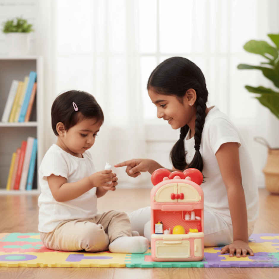 Toytales Little Kitchen Set | Pretend Play Kitchen Toy For Kids | Cooking Playset | Gift For Kids