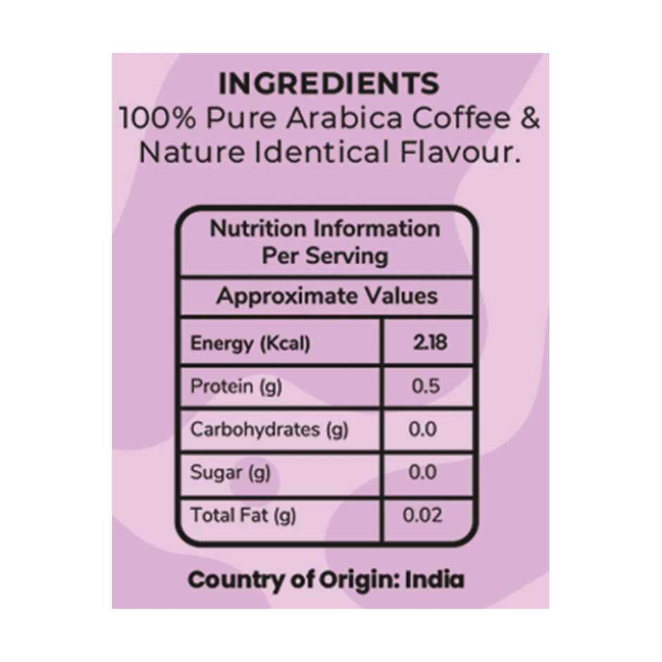 Bevzilla Vanilla Flavoured Instant Cofffee Powder Sachets