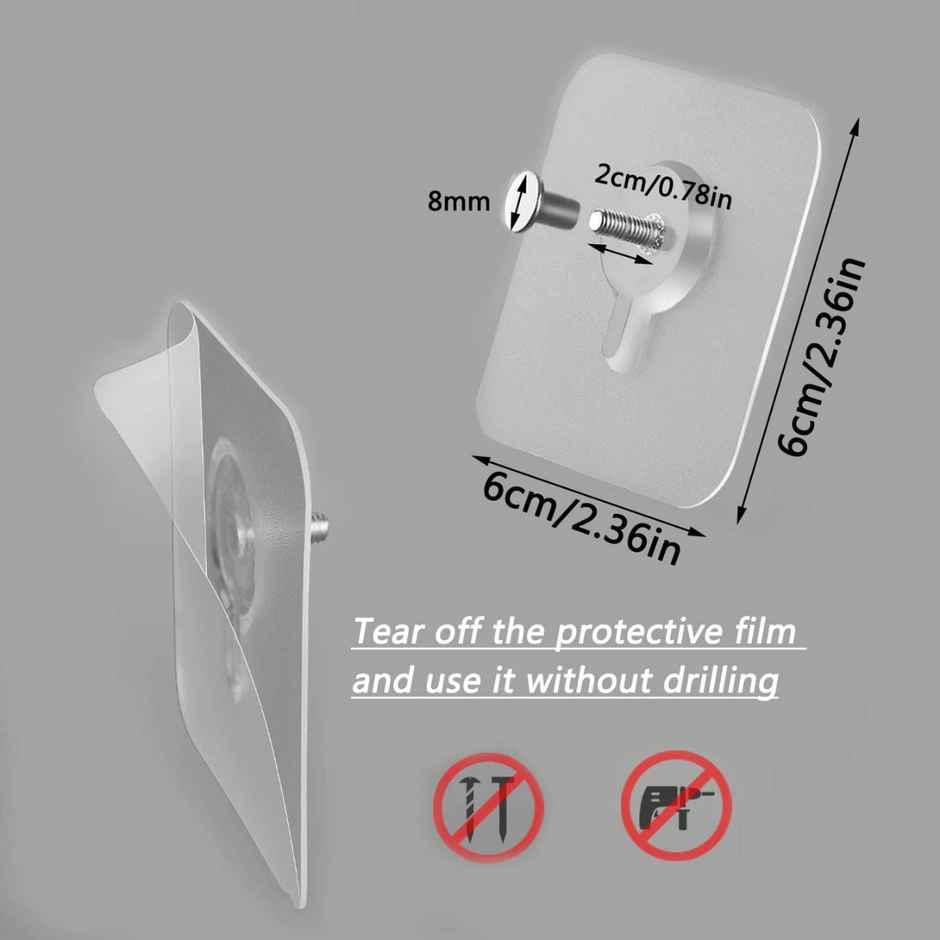 Zulaxy Photo Frame Wall Hooks | Self|Adhesive Hooks for Hanging Frames Without Drilling
