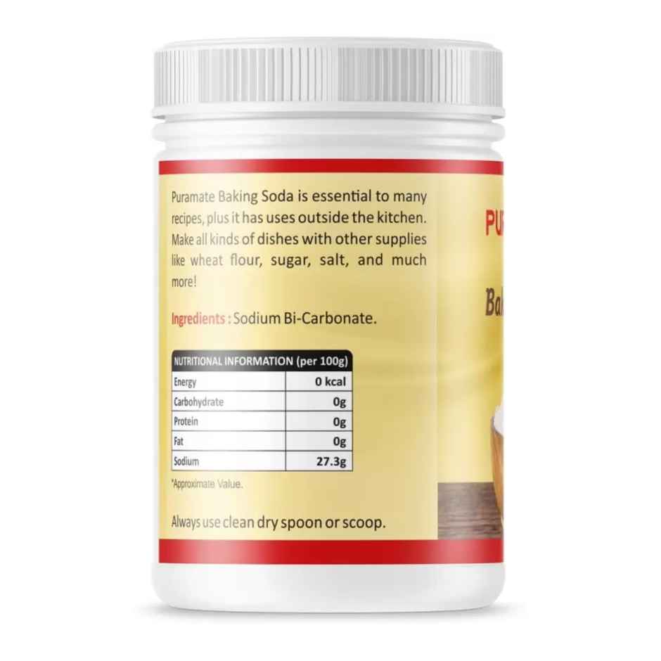 Puramate Baking Soda | Bottle | Pure Sodium Bicarbonate