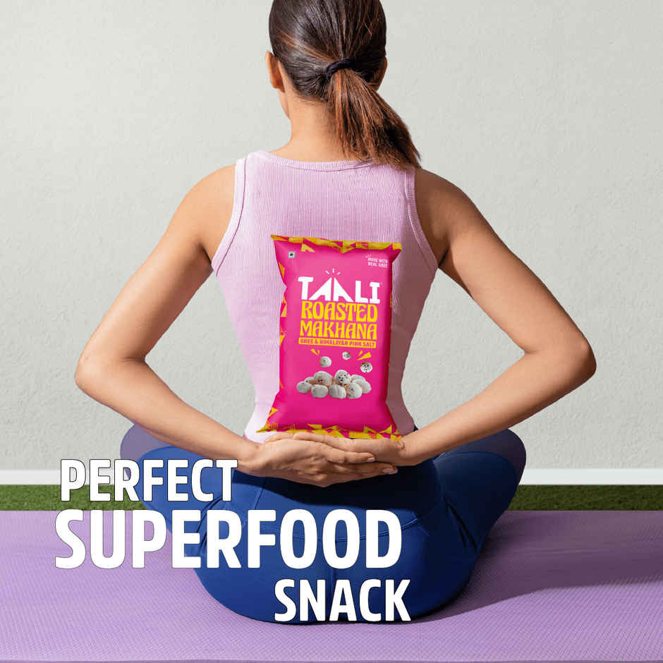 Taali Roasted Makhana - Ghee & Himalayan Pink Salt, Natural, Rich in Protein