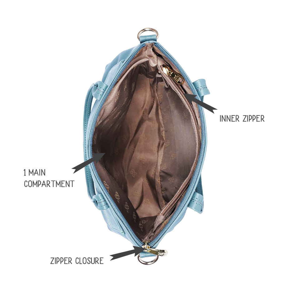 Baggit Women Stifle Satchel Bags | Deep Ocean