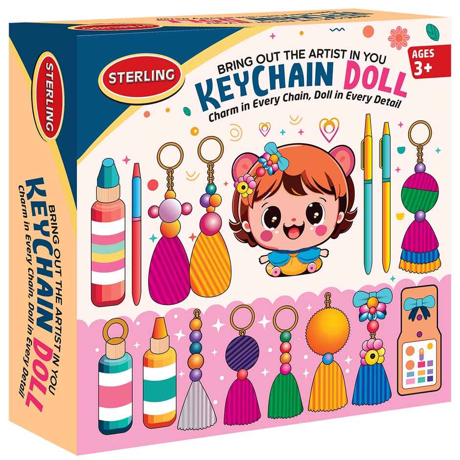 Sterling Key Chain Doll