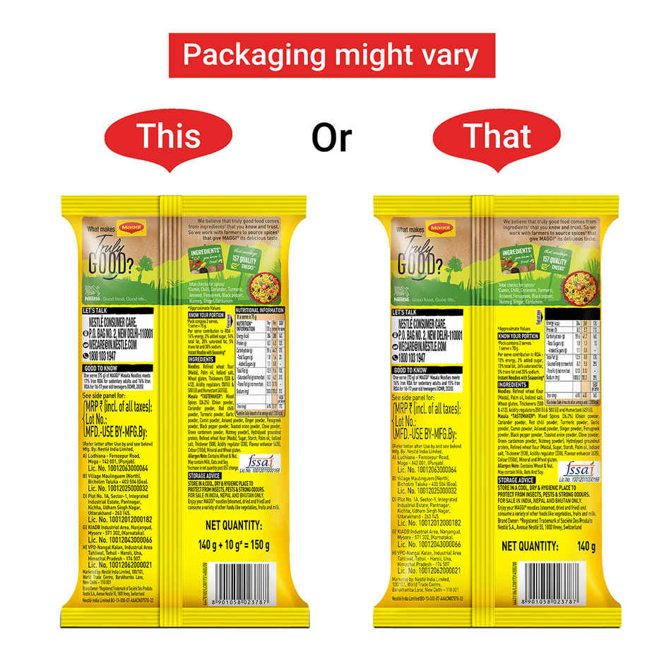 MAGGI 2-Minute Instant Noodles Combo | Masala Noodles | Made With Quality Spices