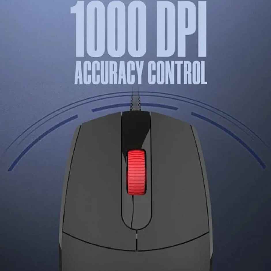 Intex Wired Mouse Optical USB Glide (Black)