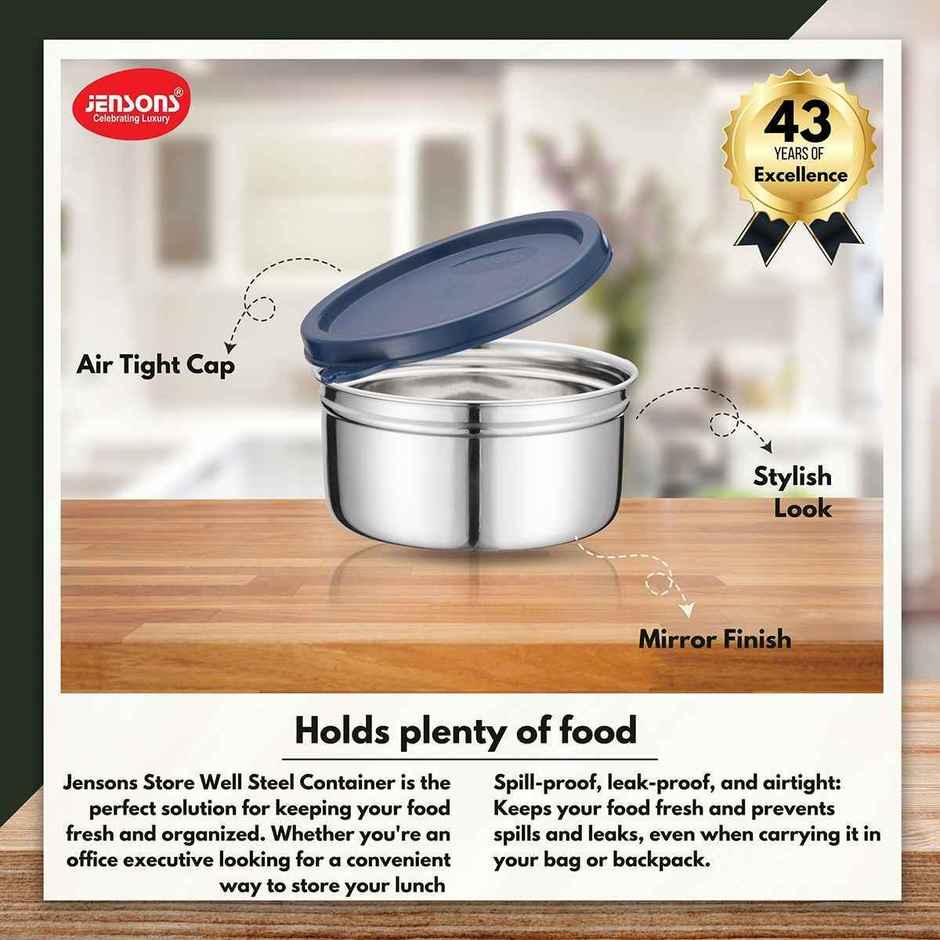 Jensons Stainless Steel Easy Container 500 ml