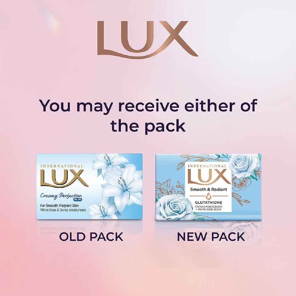 Lux International Creamy White Soap Bar Combo 