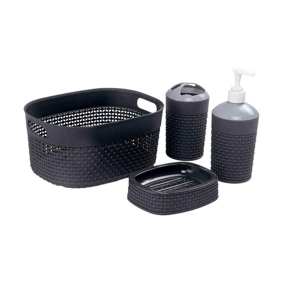 Filo Bath Set | Grey | Jali Packing