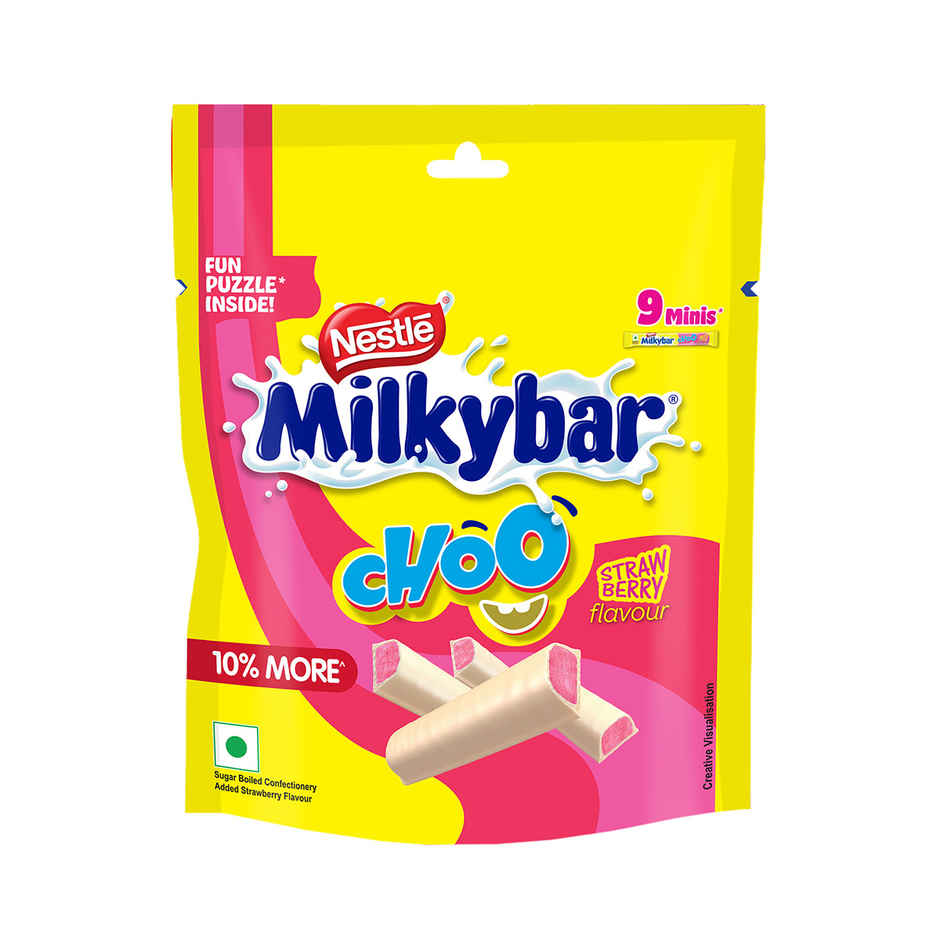 Nestle Milkybar Choo Strawberry Flavour Sharebag Combo