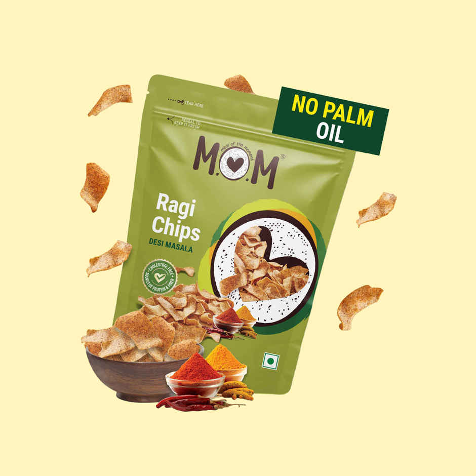 MOM Desi Masala Ragi Chips | Gluten Free | No Palm Oil