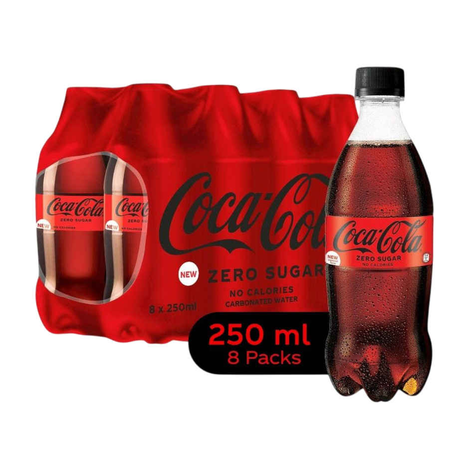 Coke Zero Cola Diet Soft Drink Combo