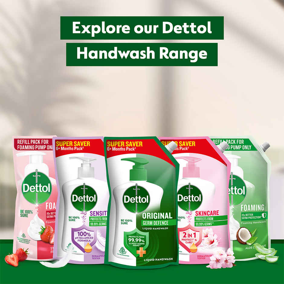 Dettol Original Hand Wash Bottle Jar | 99.99% Germ Protection