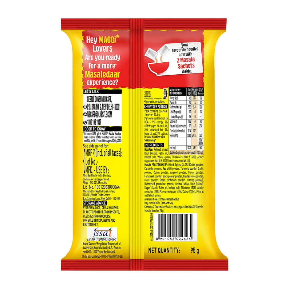 Maggi Double Masala Instant Noodles