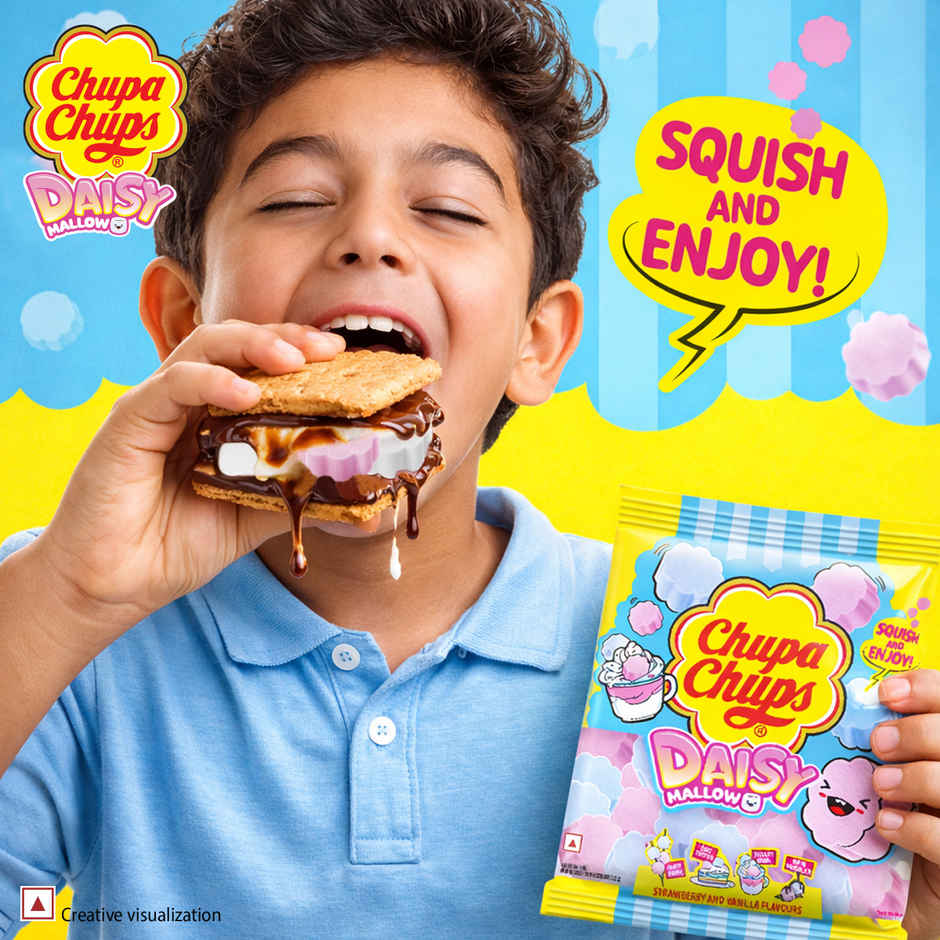 Chupa Chups Daisy Mallow | Soft, Fluffy & Fun Marshmallow