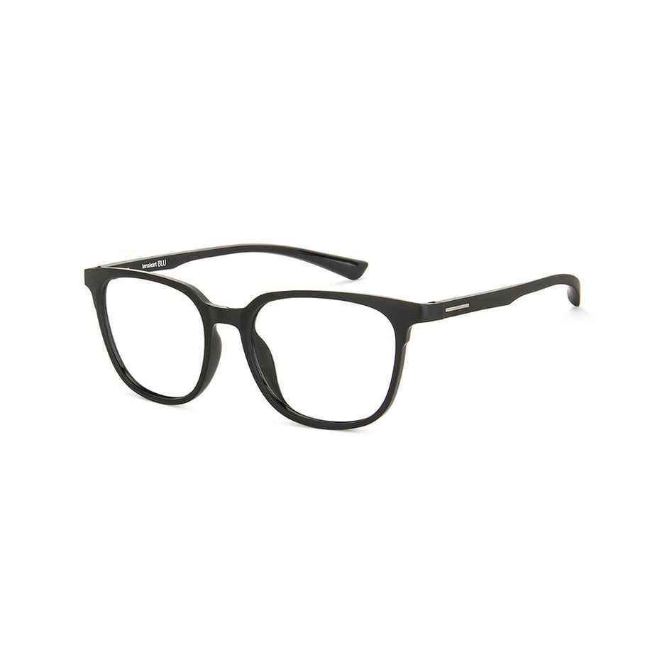 Lenskart Blu Unisex Solid Metal Computer Glasses | Black - L