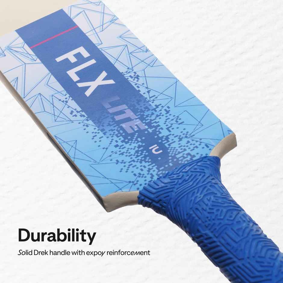 Decathlon | FLX Adult Cricket Bat For Tennis Cricket | Blue - Size 6