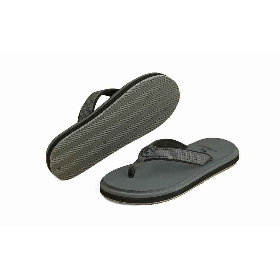 Neeman's Eco Fluffy Flips | Grey | Size- 9