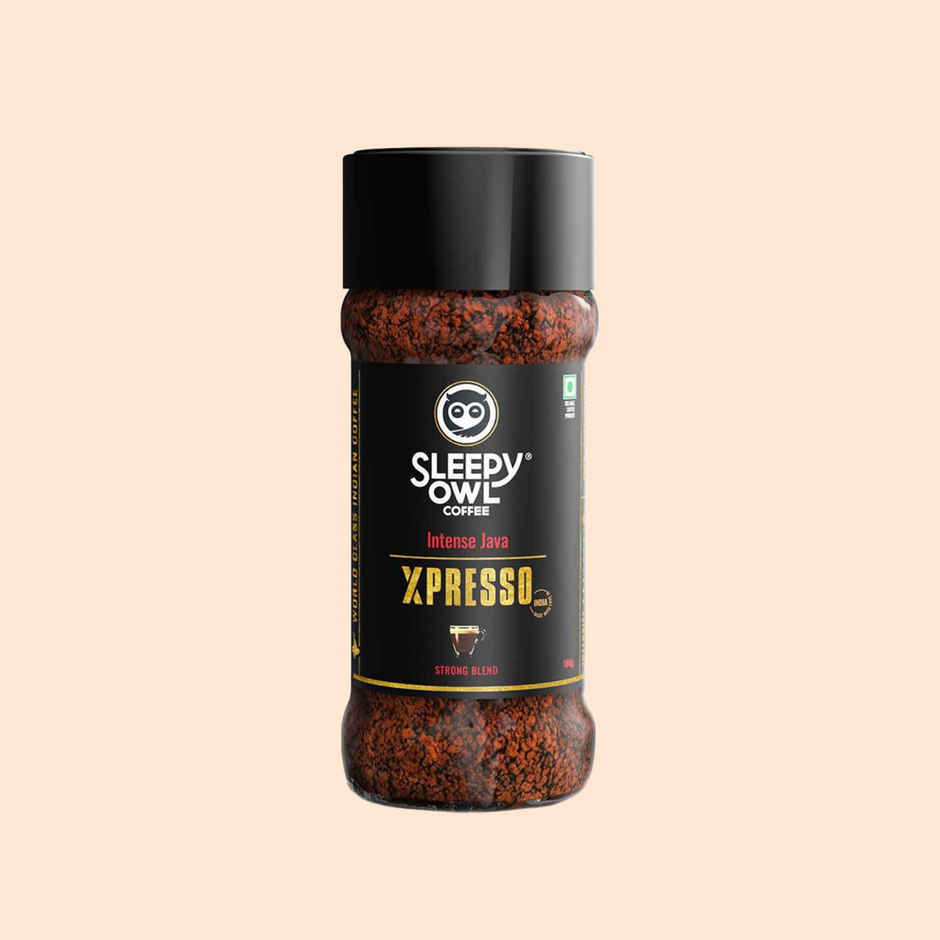 Sleepy Owl Espresso Intense Instant Coffee | Black Coffee Dark Roast