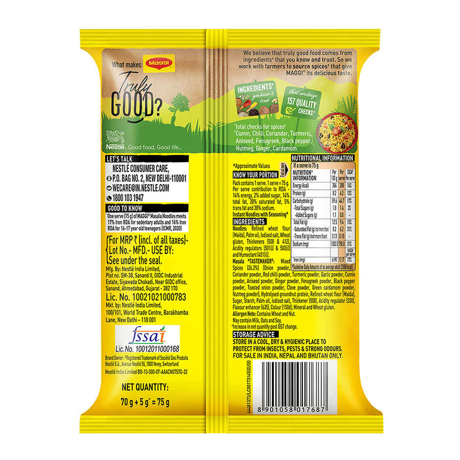 MAGGI 2-Minute Instant Noodles | Masala Noodles | Made With Quality Spices