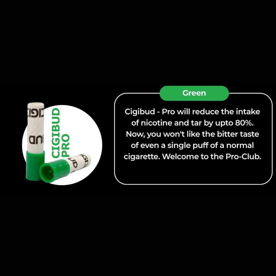 Cigibud Pro Green Cigarettes Filter