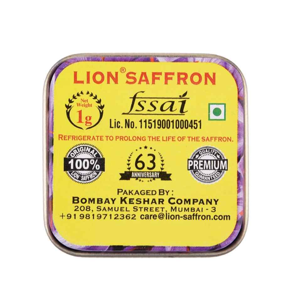 Lion Saffron Original Kashmiri Kesar Certified Grade A+
