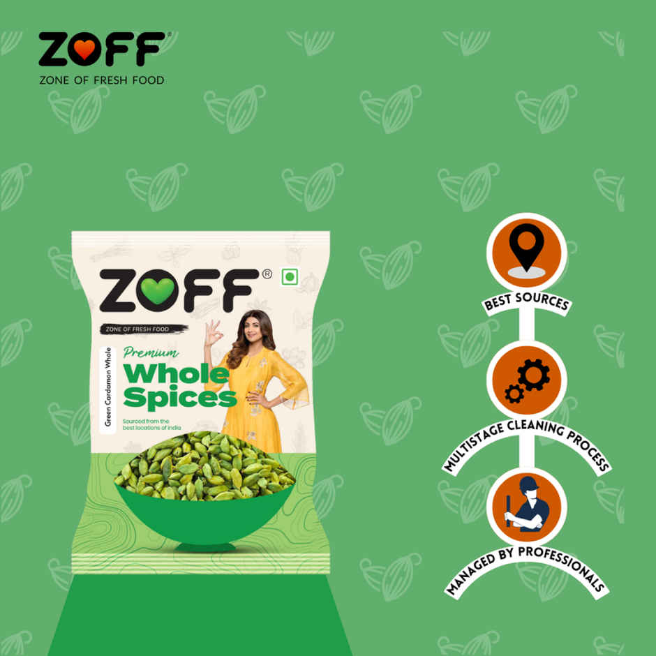 ZOFF Green Cardamom Whole - Elaichi