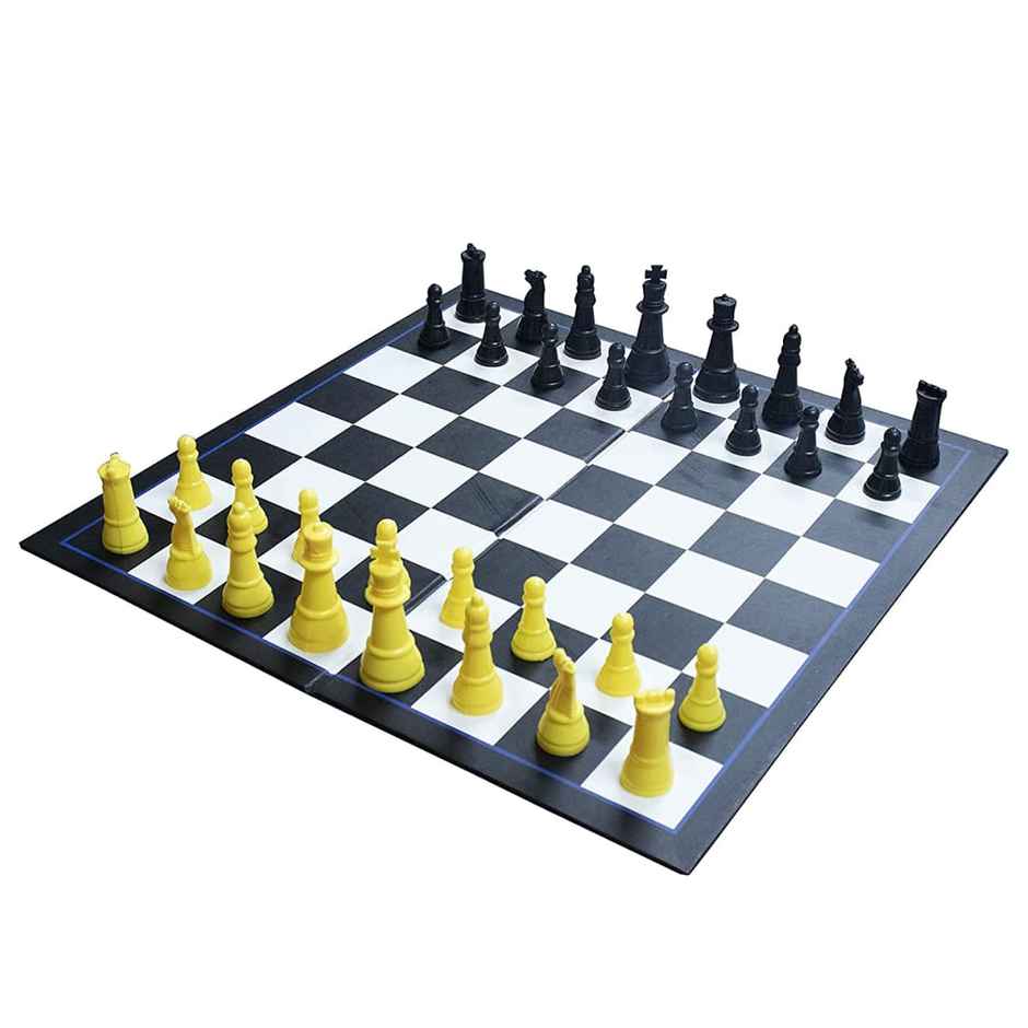 Ekta 4 In 1 Family Strategy Board Game Tambola Chess Ludo And Snakes & Ladders Family Game