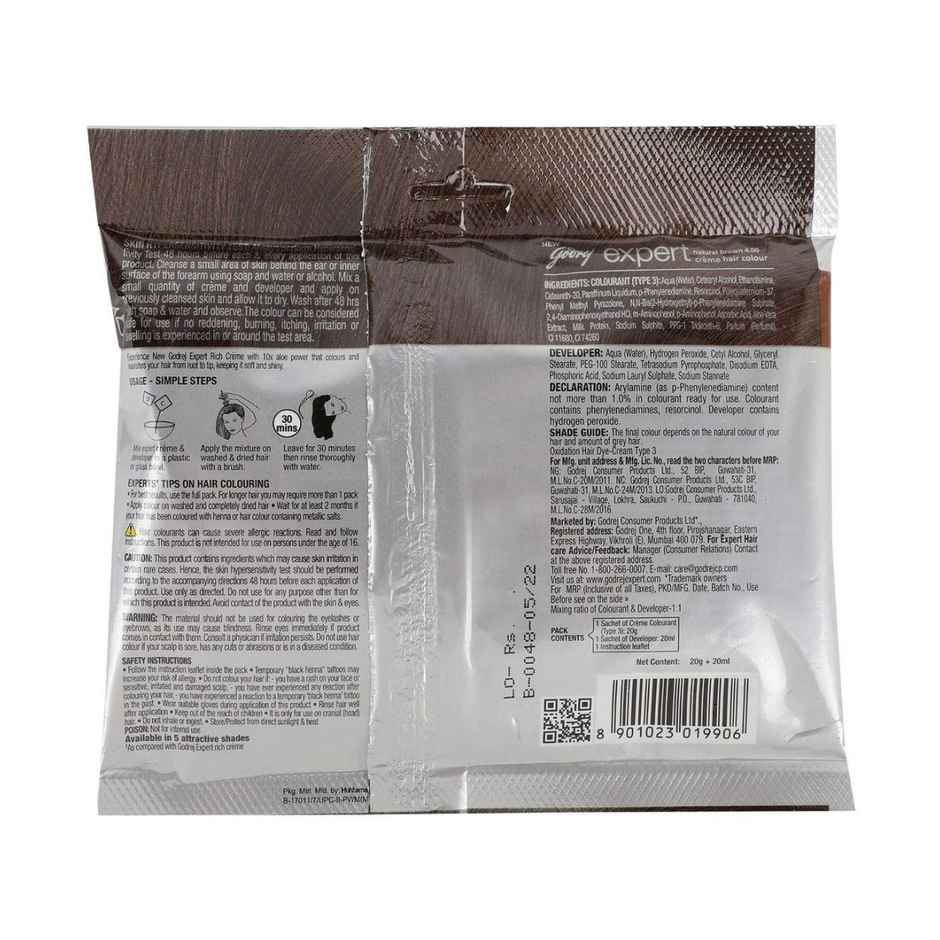 Godrej Expert Creme Hair Natural Brown Colour Combo