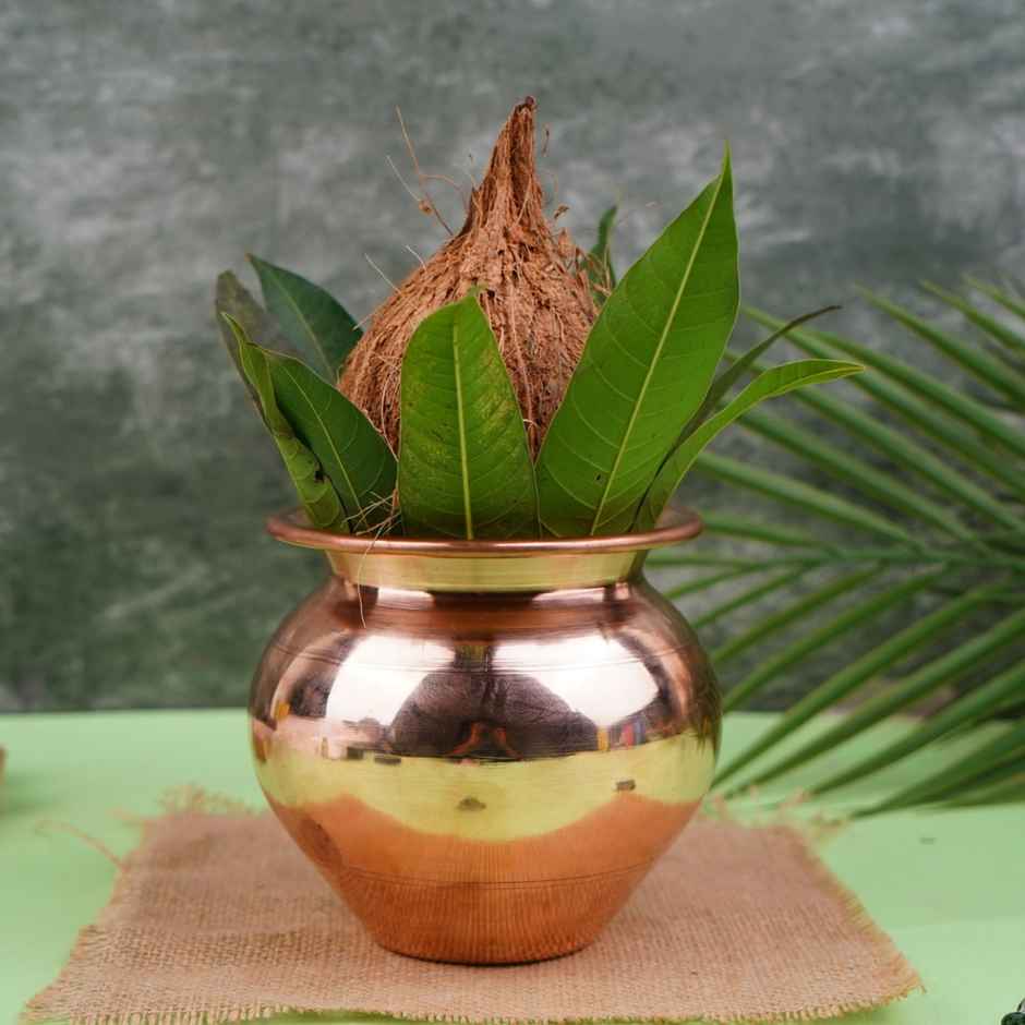 Copper Kalash for Pooja | 5 inch | ServDharm