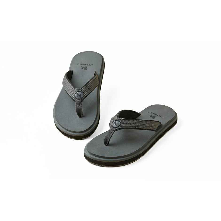 Neeman's Eco Fluffy Flips | Grey | Size- 9