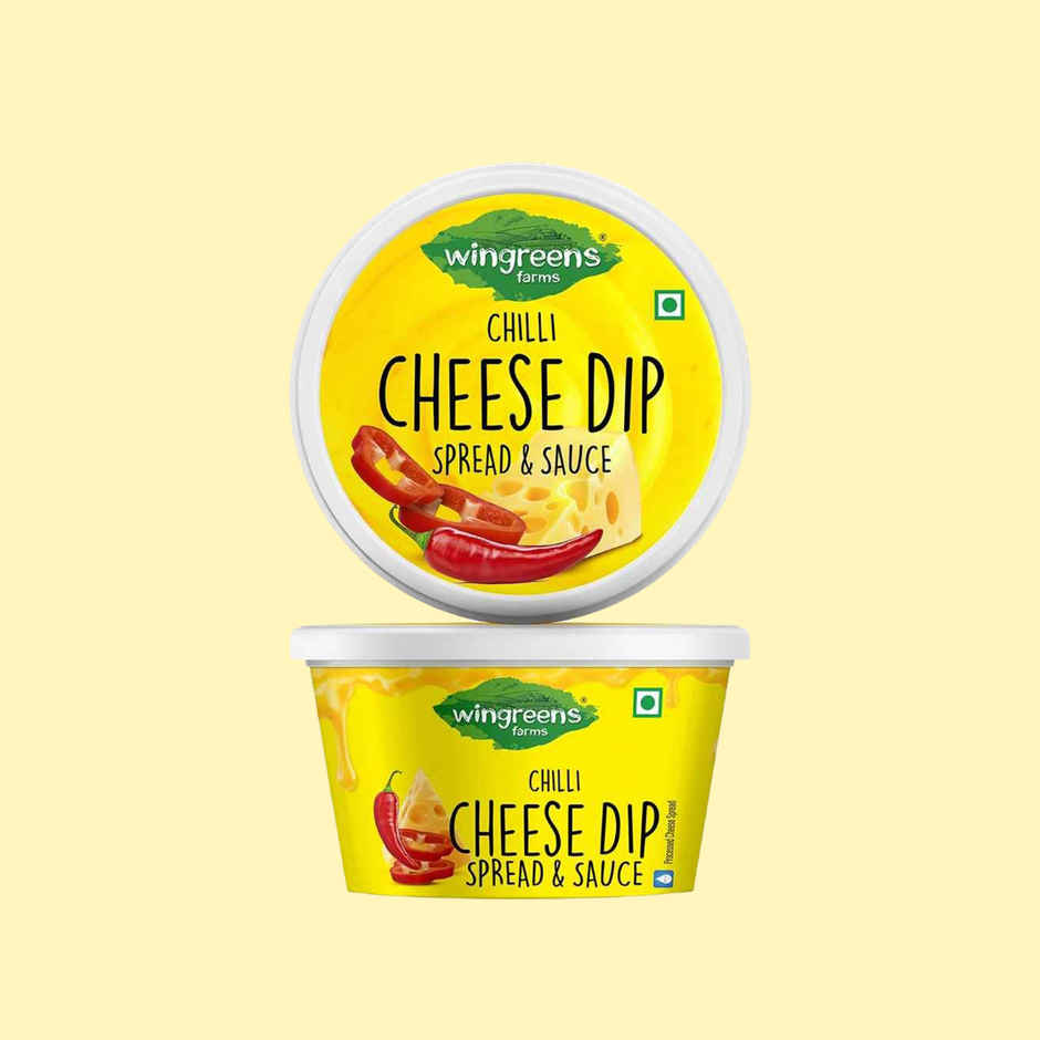 Wingreens Farms Chilli Cheese Dip | Cheese Spread | Cheese Sauce