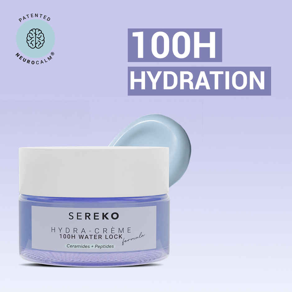 SEREKO HydraCreme 100H Water Lock Formula Ceramides&Peptides Barrier Repair Moisturizer
