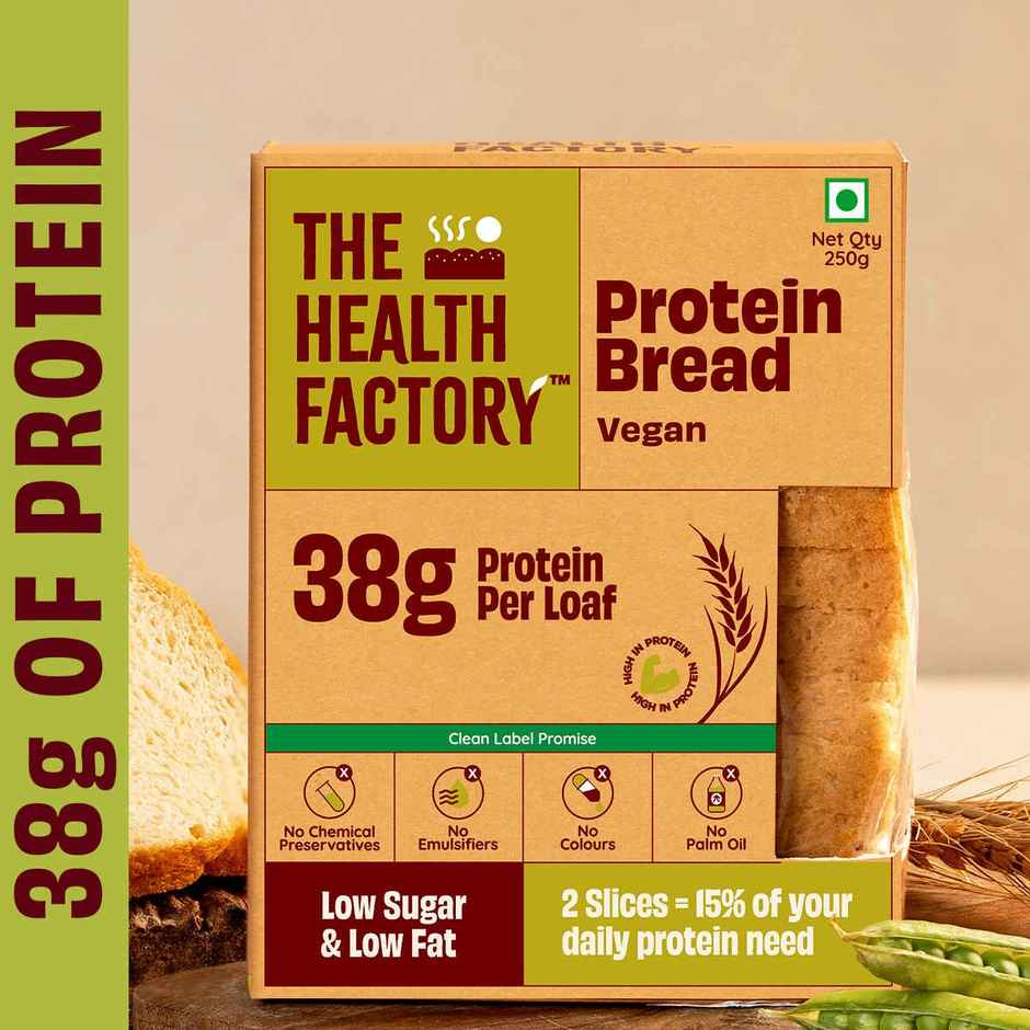 The Health Factory Vegan Protein Bread | 38g High Protein