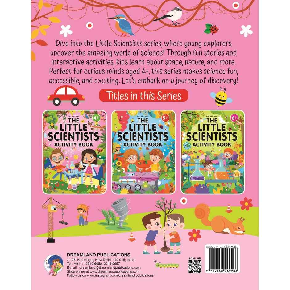 The Little Scientists Activity Book For Kids 4+|Fun Science Activities For Curious Young Explorers