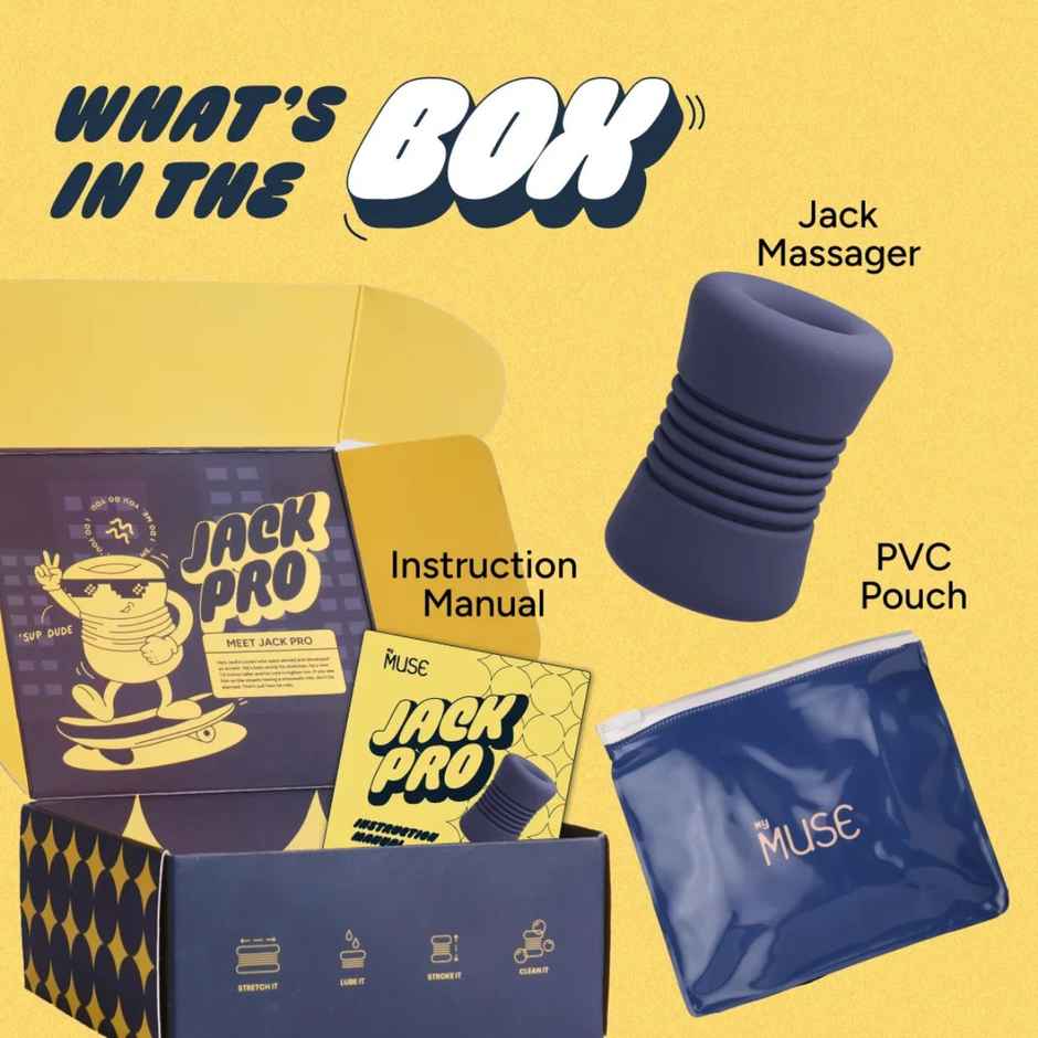 MyMuse Jack Pro Stroker For Men | Ultra-Soft & Thick