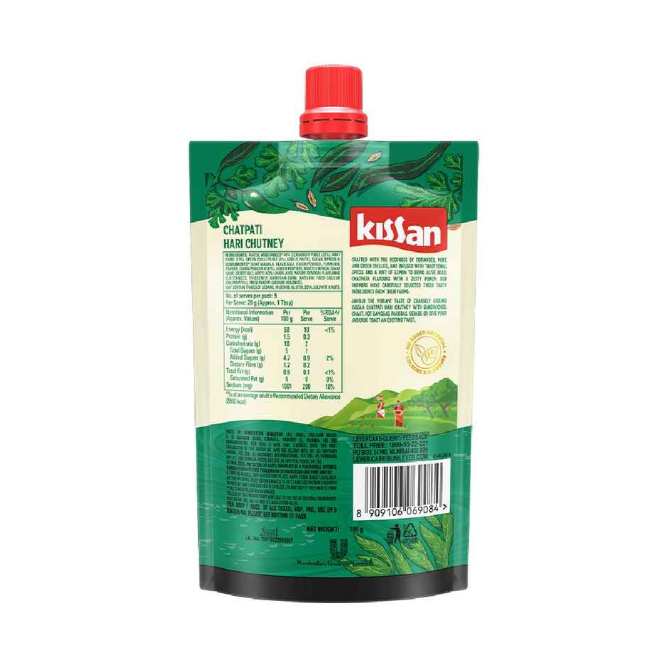 Kissan Chatpati Hari Chutney Doy