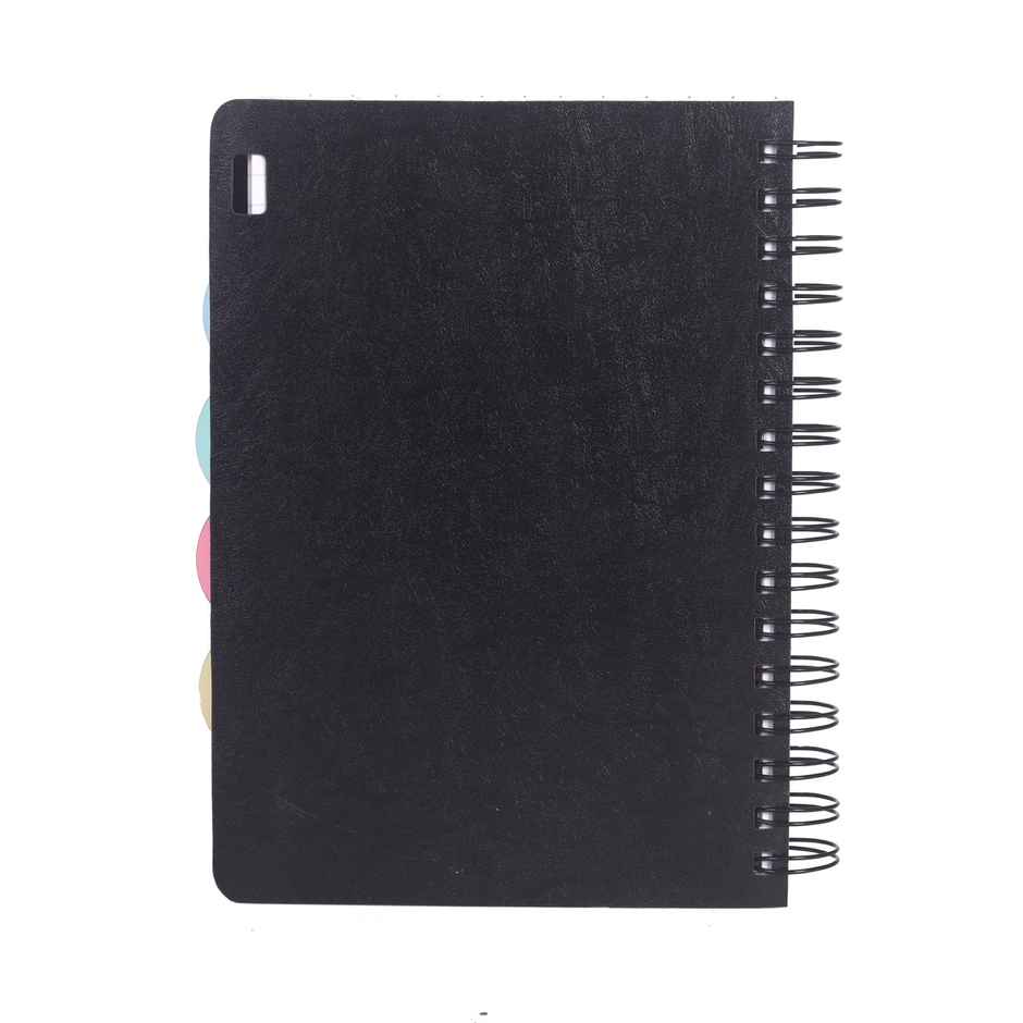 Saya 5 Subject A5 Premium Notebook | Single Ruled | Perforated Pages 300 | 21.6 x 14 cm | Assorted