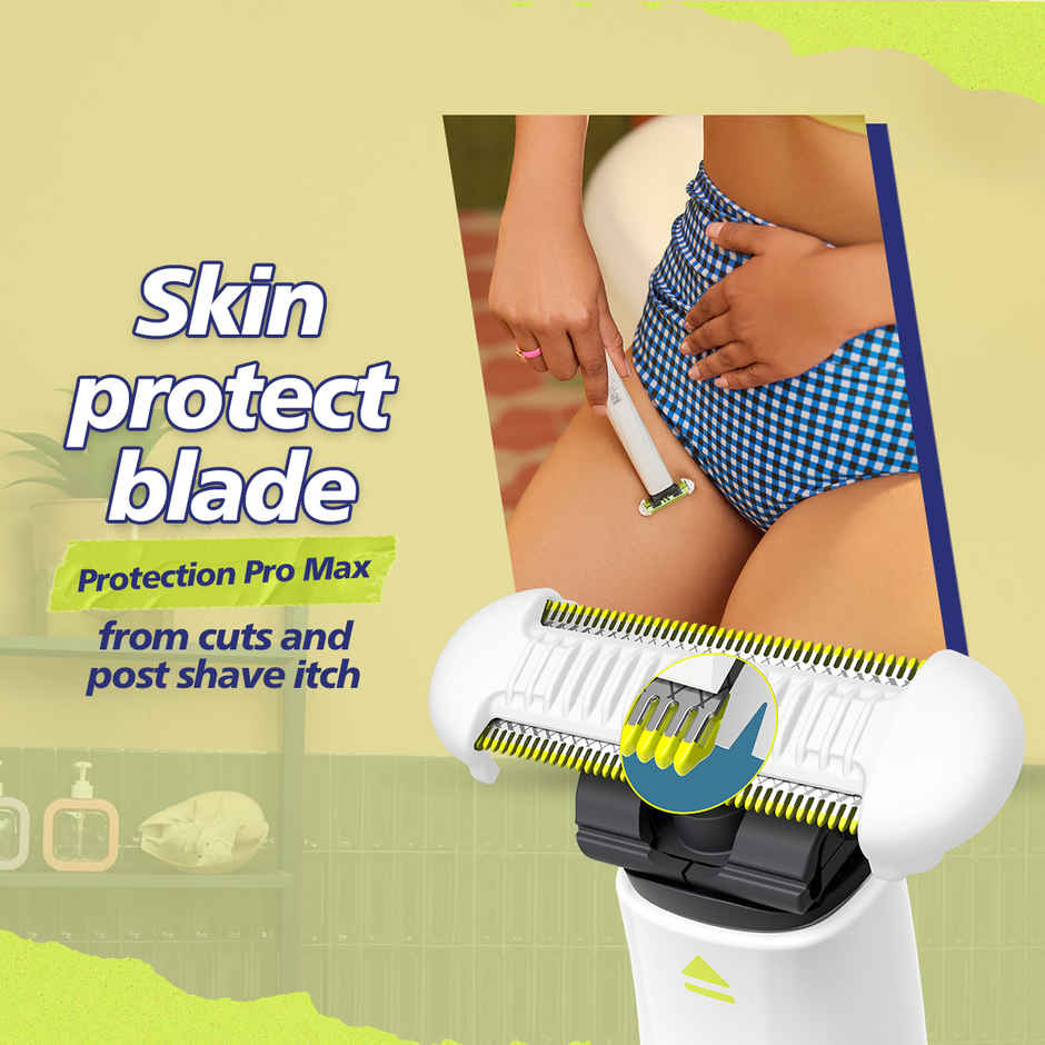 Philips OneBlade Intimate Trimmer & Razor for Men & Women | Gentle, No Irritation | QP1924-20