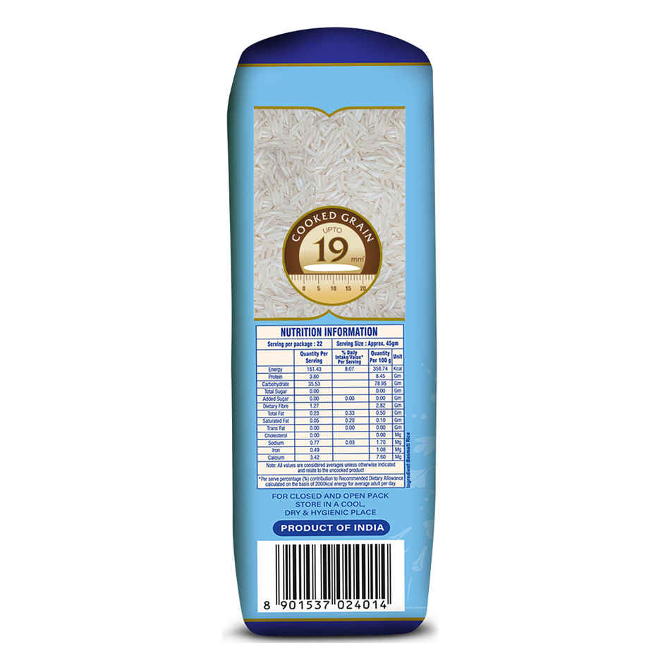 Daawat Traditional Pure Basmati Rice | Extra Long Grain