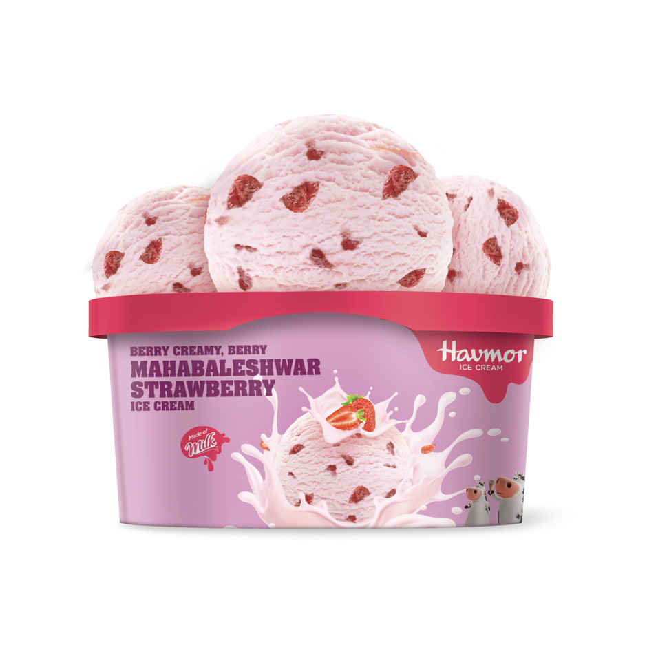 Havmor Mahabaleshwar Strawberry 500 Ml Tub