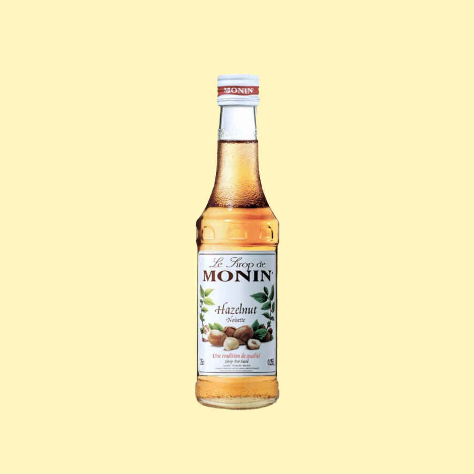 Monin Hazelnut Syrup For Coffee, Shakes And Mocktails