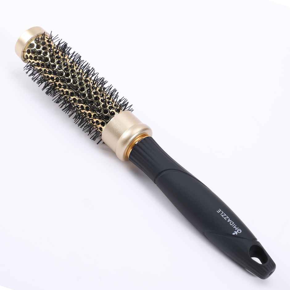 MiDazzle Premium Curl Gold & Black Hair Brush - M410 MIHB0012