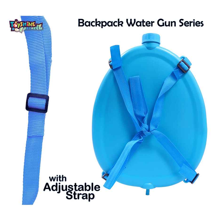 Toyshine Holi Water Toy Gun with Pressure Mechanism for Long Throw 3.5 L | Blue