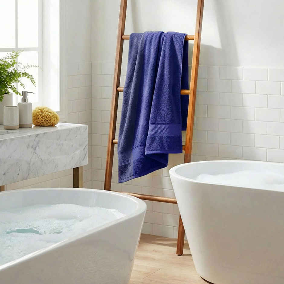 Mytrident Urban Comfort Cotton Bath Towel | New Navy