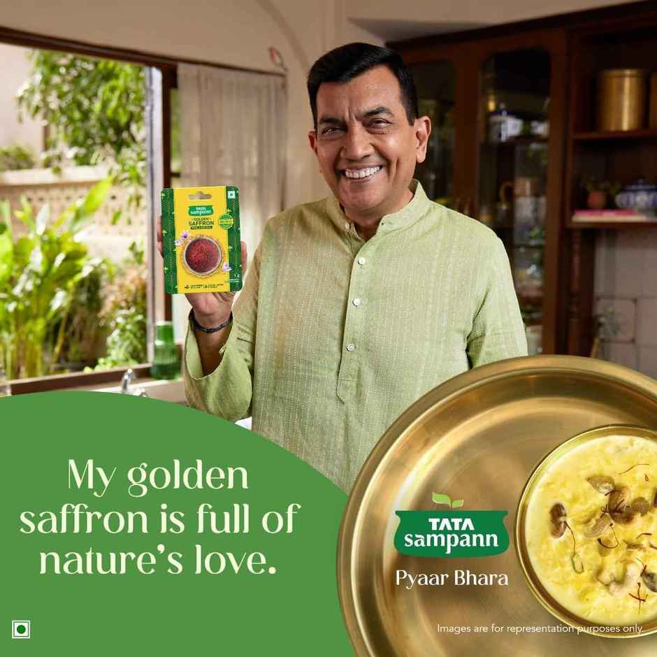 Tata Sampann Golden Saffron | Natural Aroma And Colour | Pure Kesar