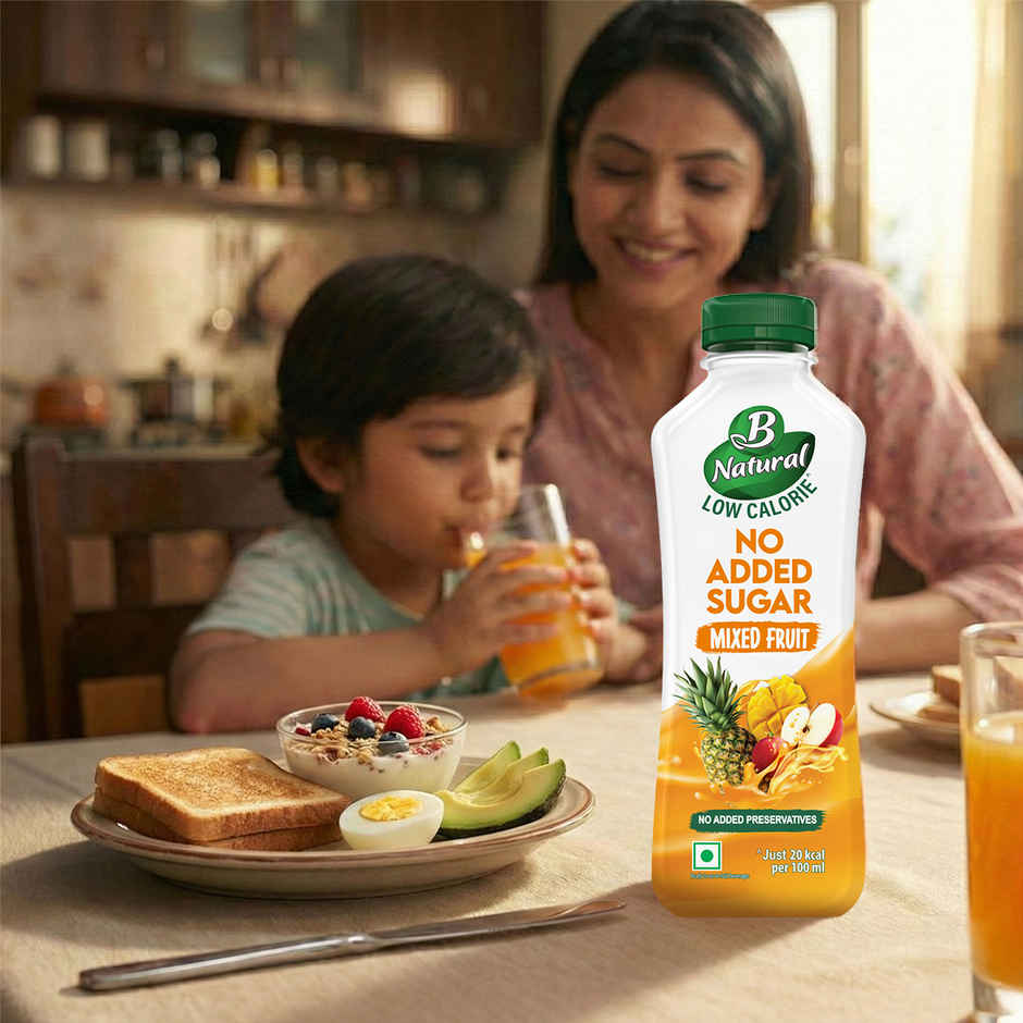 B Natural No Added Sugar Mixed Fruit Juice