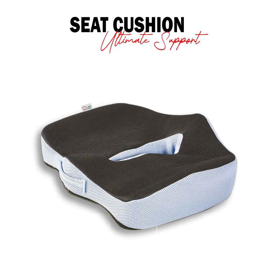 Crab Seat Cushion | Ultimate Ergonomic Support & Sciatica Relief for Home, Office & Car Comfort