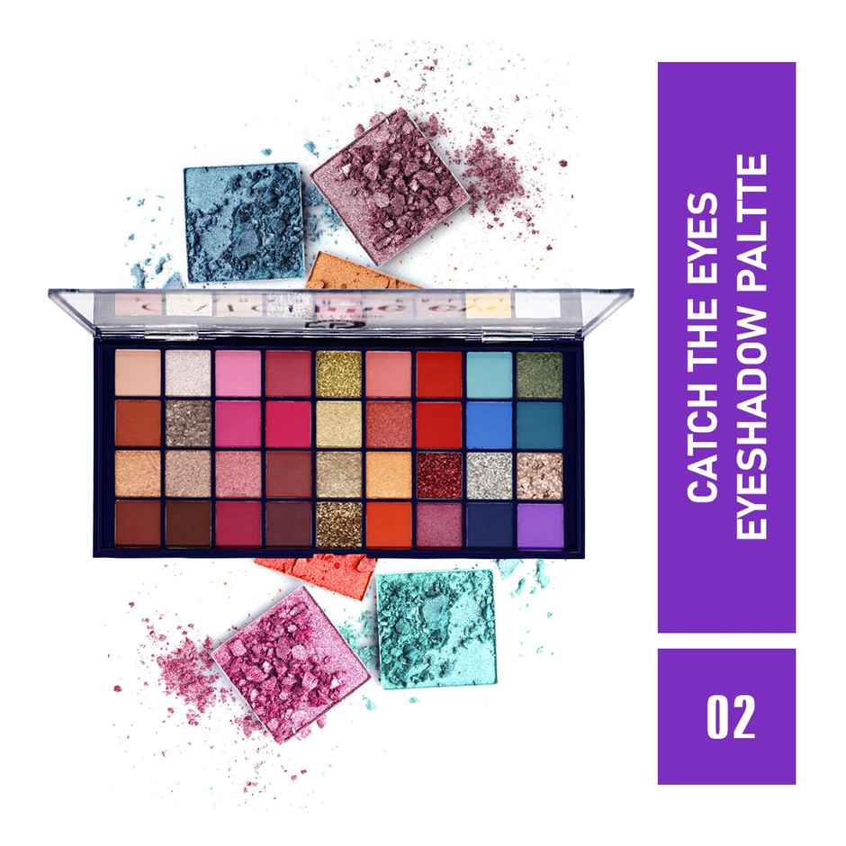 Mattlook Catch the Eyes Eyeshadow Palette | Highly Pigmented Colors & Waterproof | Shade-02